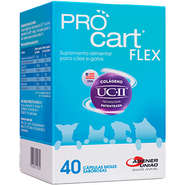 Suplemento Alimentar Agener União Pro Cart Flex - 40 Cápsulas