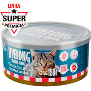 Alimento Natural Livelong Sabor Delícias do Mar para Gatos”