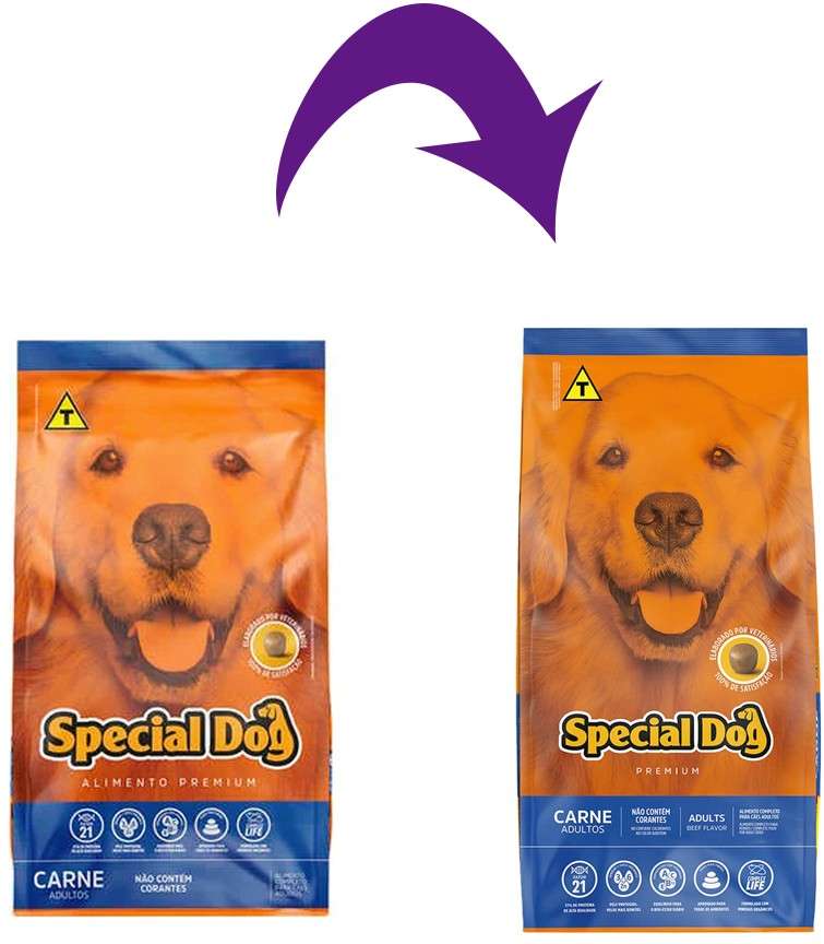 Ração Special Dog Premium Carne para Cães Adultos - 20Kg