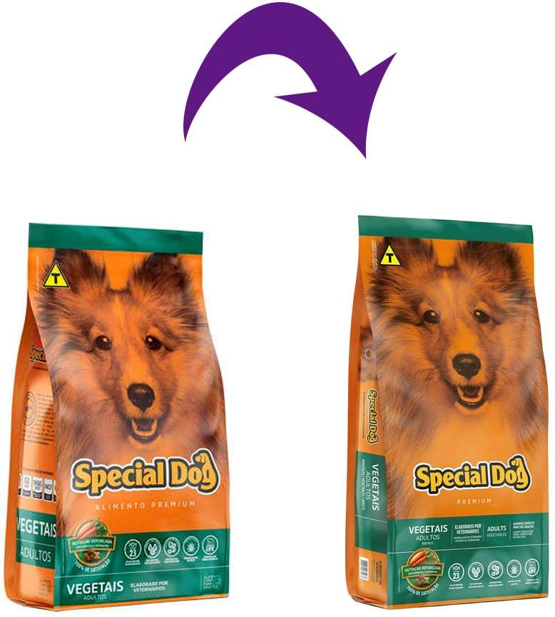 Ração Special Dog Premium Vegetais para Cães Adultos - 20Kg