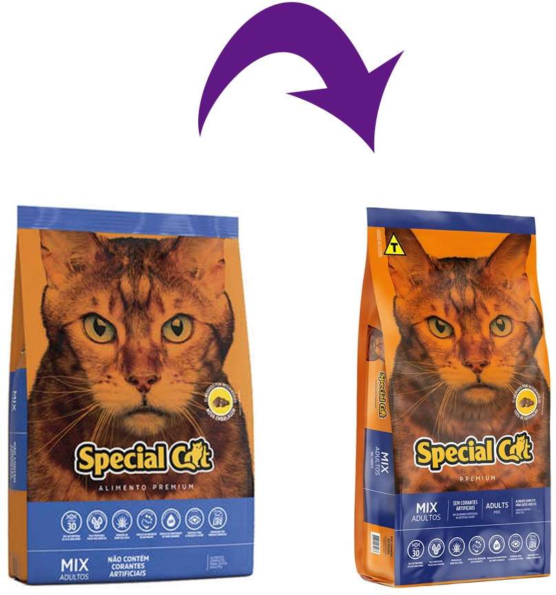 Ração Special Cat Mix Premium para Gatos Adultos - 20Kg