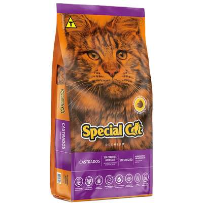 Ração Special Cat Premium para Gatos Adultos Castrados