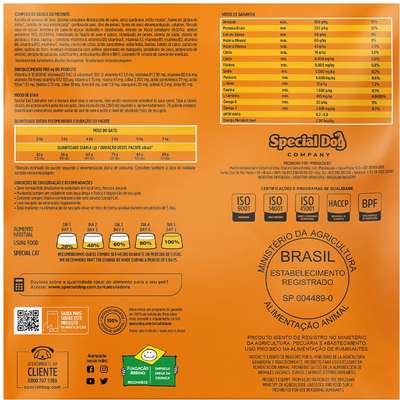 Ração Special Cat Premium para Gatos Adultos Castrados
