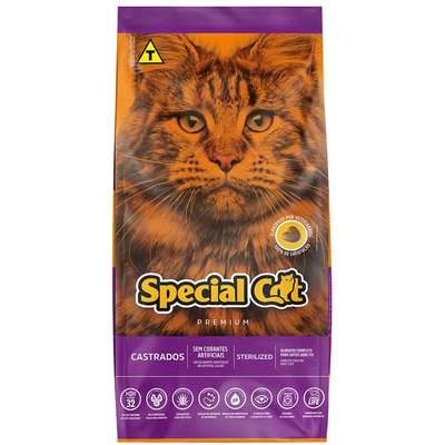 Ração Special Cat Premium para Gatos Adultos Castrados