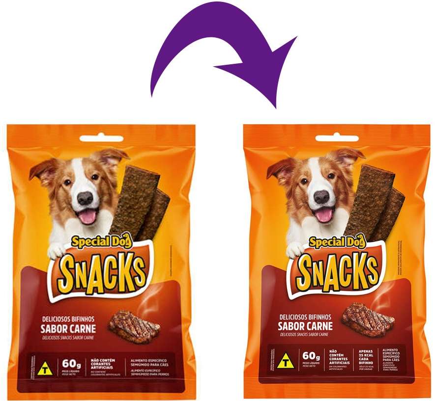 Petisco Special Dog Snacks para Cães Sabor Carne - 60g