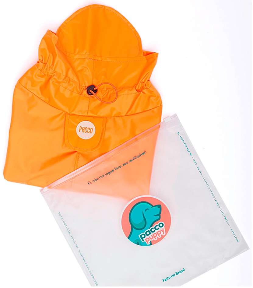 Capa de Chuva Lotus Laranja - Tam. P