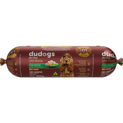 Ração Úmida Dudogs Mr Chef com Vegetais para Cães Adultos