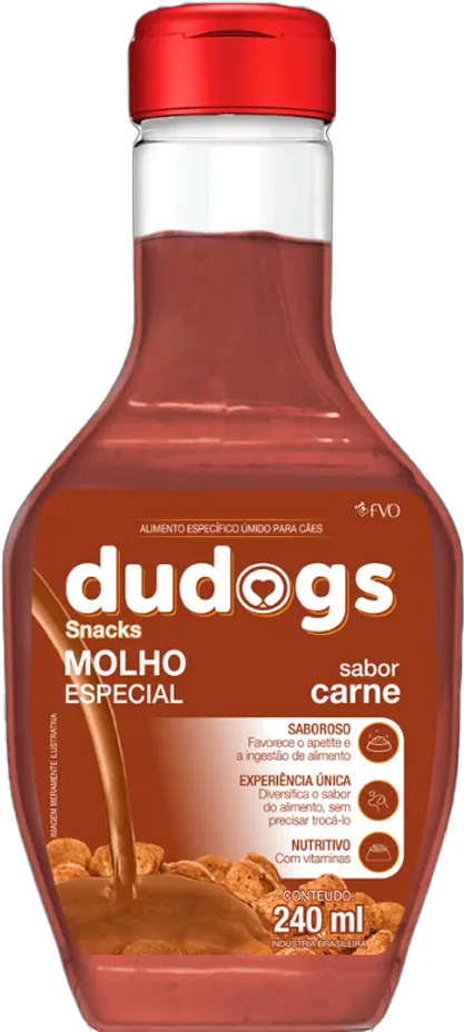 Molho Dudogs para Cães Sabor Carne - 240 mL