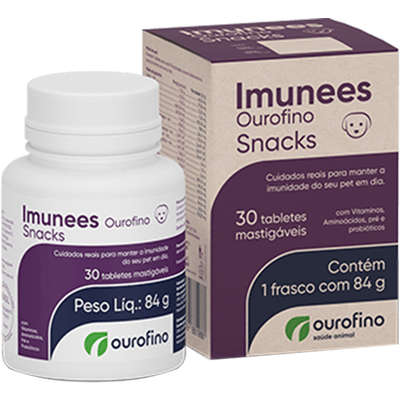 Suplemento Alimentar Ourofino Imunees Snacks para Cães