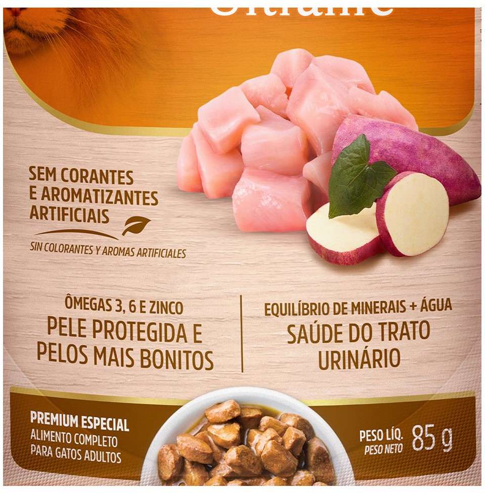 Ração Úmida Special Cat Sachê Frango para Gatos Adultos - 85 g