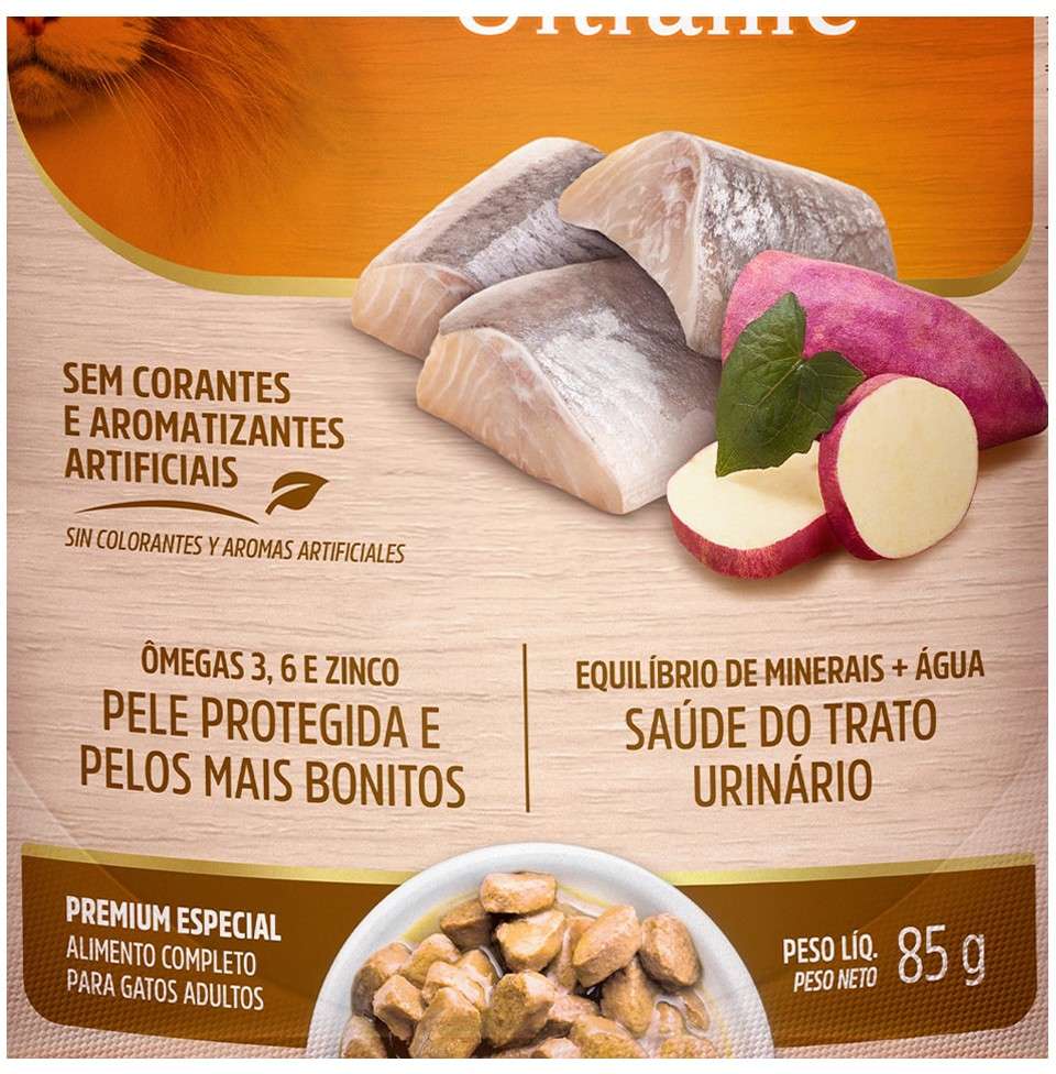 Ração Úmida Special Cat Sachê Peixe para Gatos Adultos - 85 g