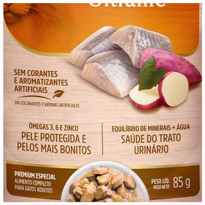 Ração Úmida Special Cat Sachê Peixe para Gatos Adultos