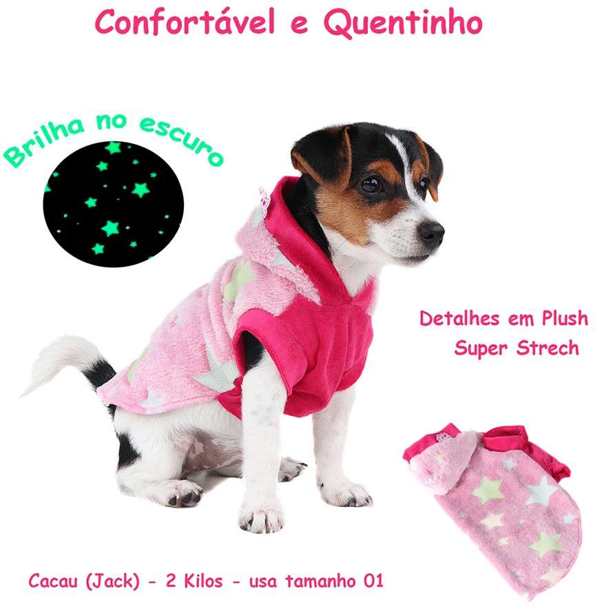 Blusa Puppy Magic Rosa - Tam. 03