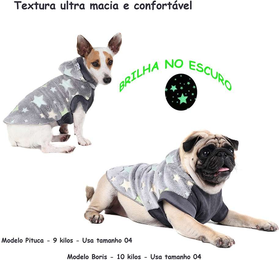 Blusa Puppy Magic Grafite - Tam. 00