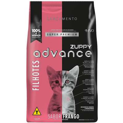 Ração Seca Zuppy Advance Frango para Gatos Filhotes