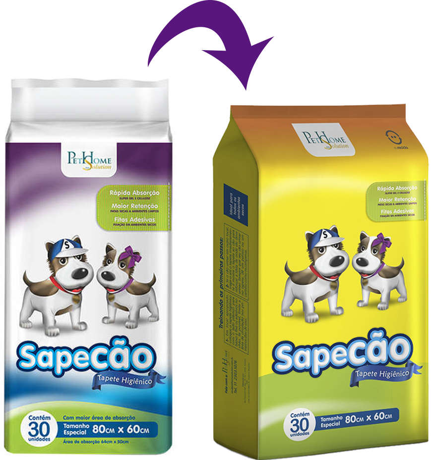 Tapete Higiênico São Francisco Sapecão com Atrativo Canino High Premium - 30 Unidades