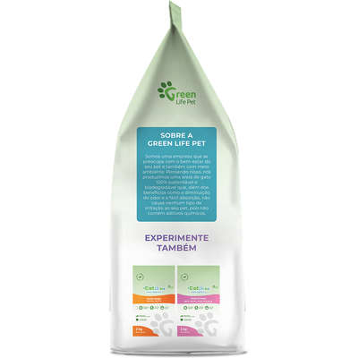Areia Higiênica Cat Life Bio Fina Rápida Absorção