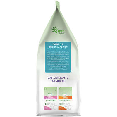 Areia Higiênica Cat Life Bio Fina Rápida Absorção