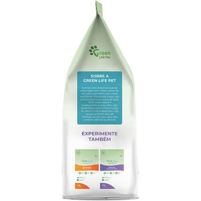 Areia Higiênica Cat Life Bio Grossa Zero Rastro Mais Limpeza
