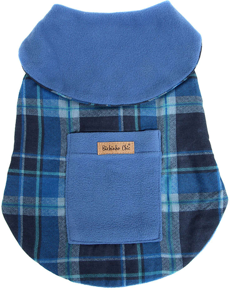 Capa Xadrez Azul - Tam. 07