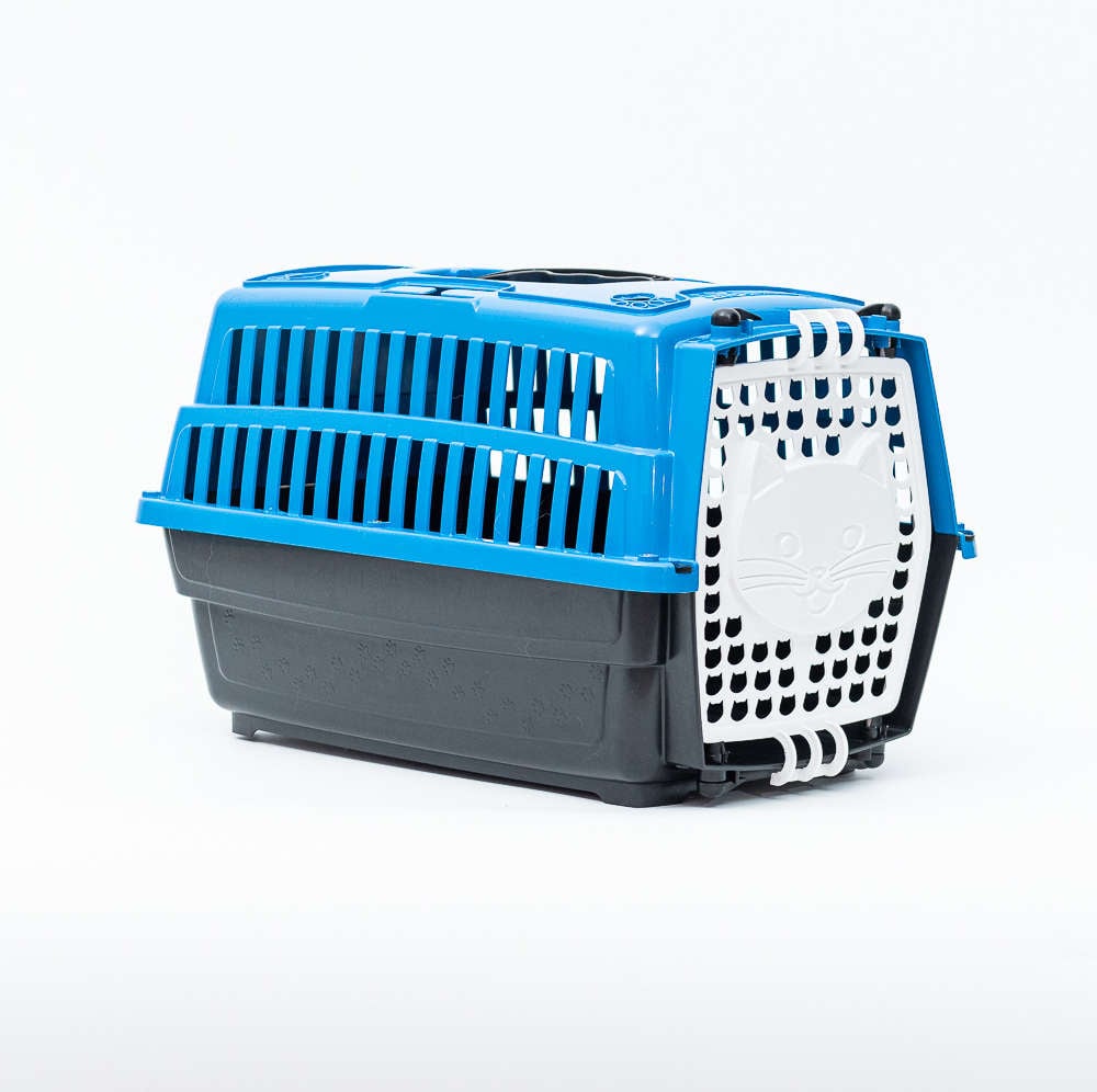 Caixa de Transporte Cat Love Travel Azul - Tam. 01
