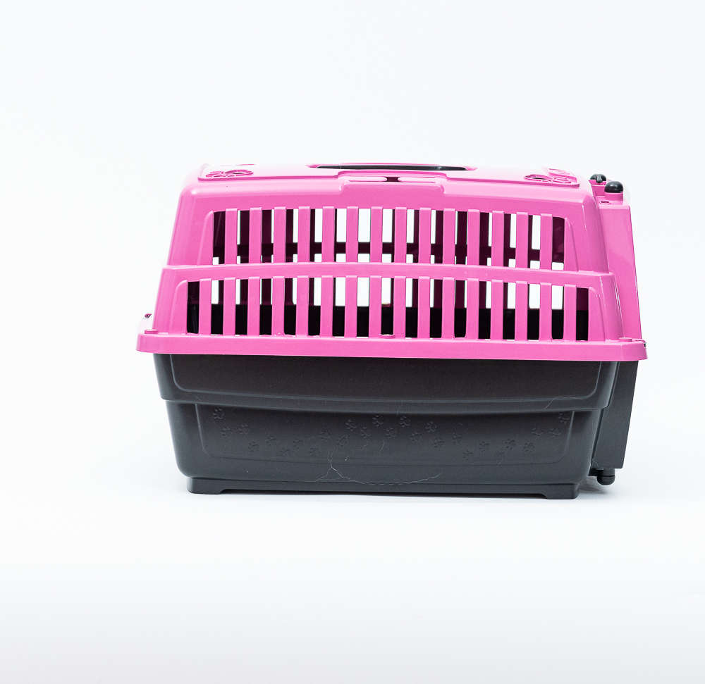 Caixa de Transporte Cat Love Travel Rosa - Tam. 01