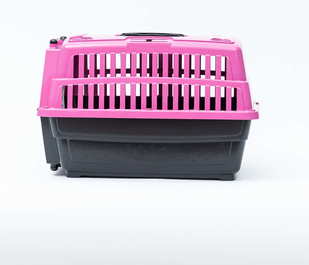 Caixa de Transporte Cat Love Travel Rosa - Tam. 01