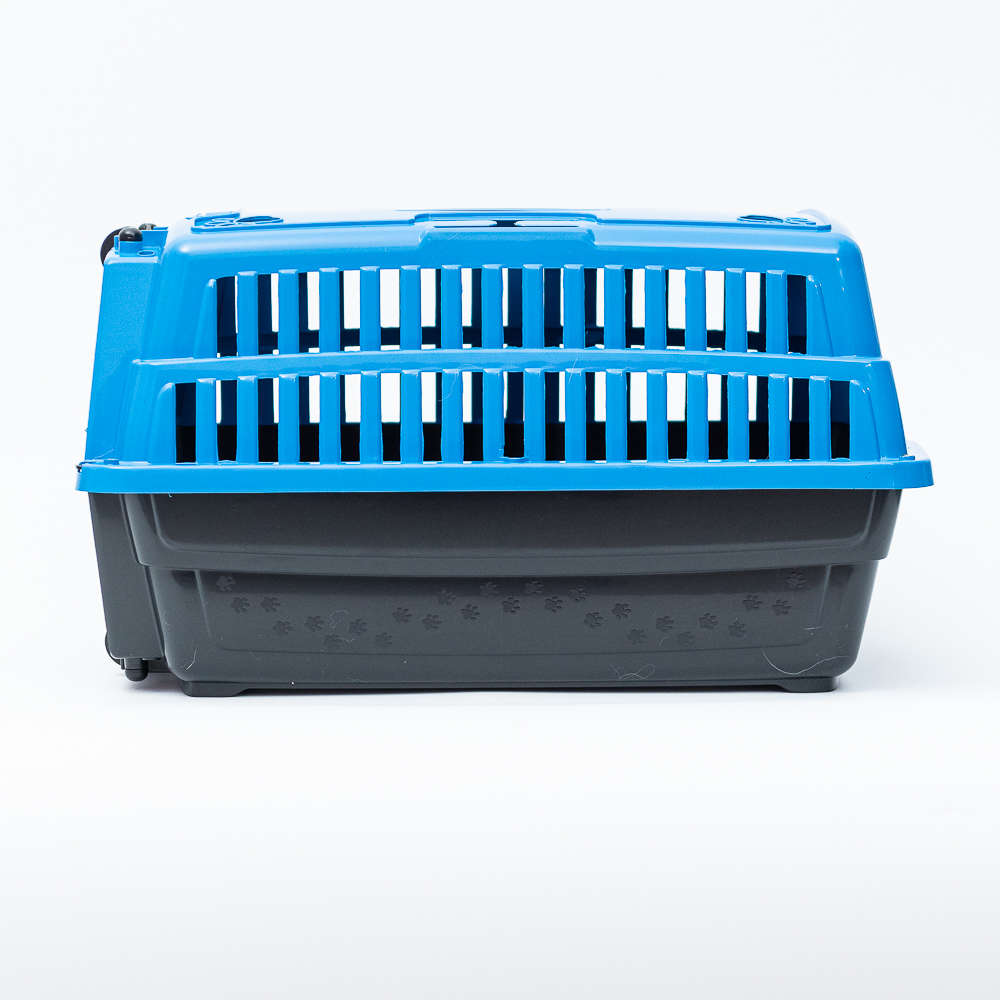Caixa de Transporte Pet Injet Love Travel Azul - Tam. 02
