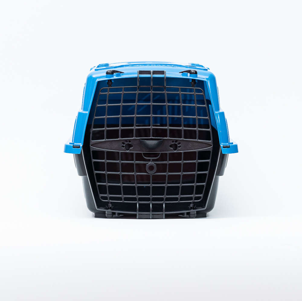 Caixa de Transporte Pet Injet Love Travel Azul - Tam. 02