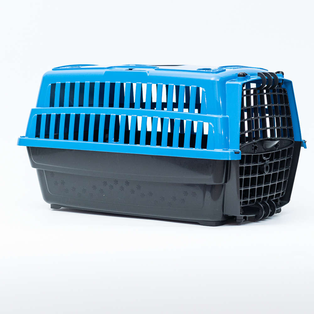 Caixa de Transporte Pet Injet Love Travel Azul - Tam. 02