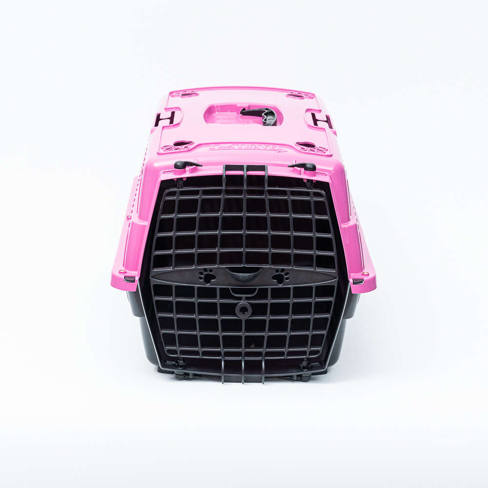 Caixa de Transporte Pet Injet Love Travel Rosa - Tam. 02