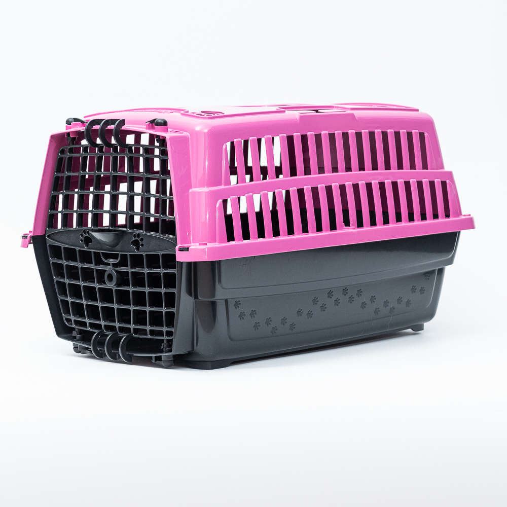 Caixa de Transporte Pet Injet Love Travel Rosa - Tam. 02
