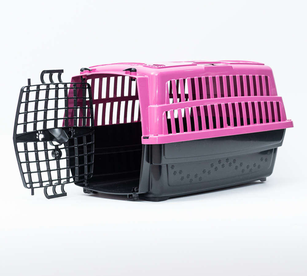 Caixa de Transporte Pet Injet Love Travel Rosa - Tam. 02