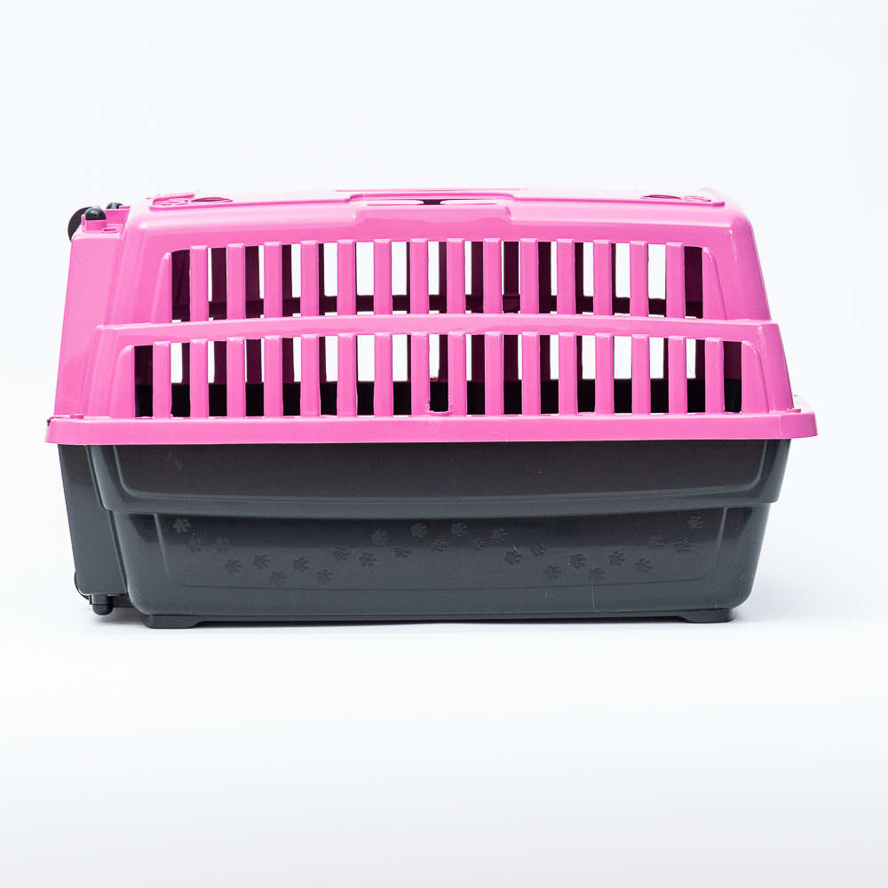 Caixa de Transporte Pet Injet Love Travel Rosa - Tam. 02
