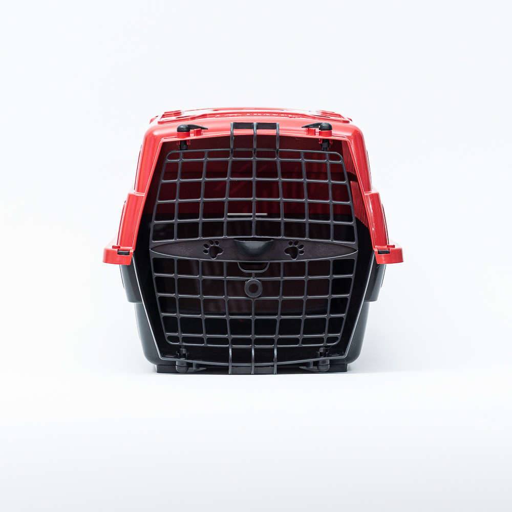 Caixa de Transporte Pet Injet Love Travel Vermelha - Tam. 03