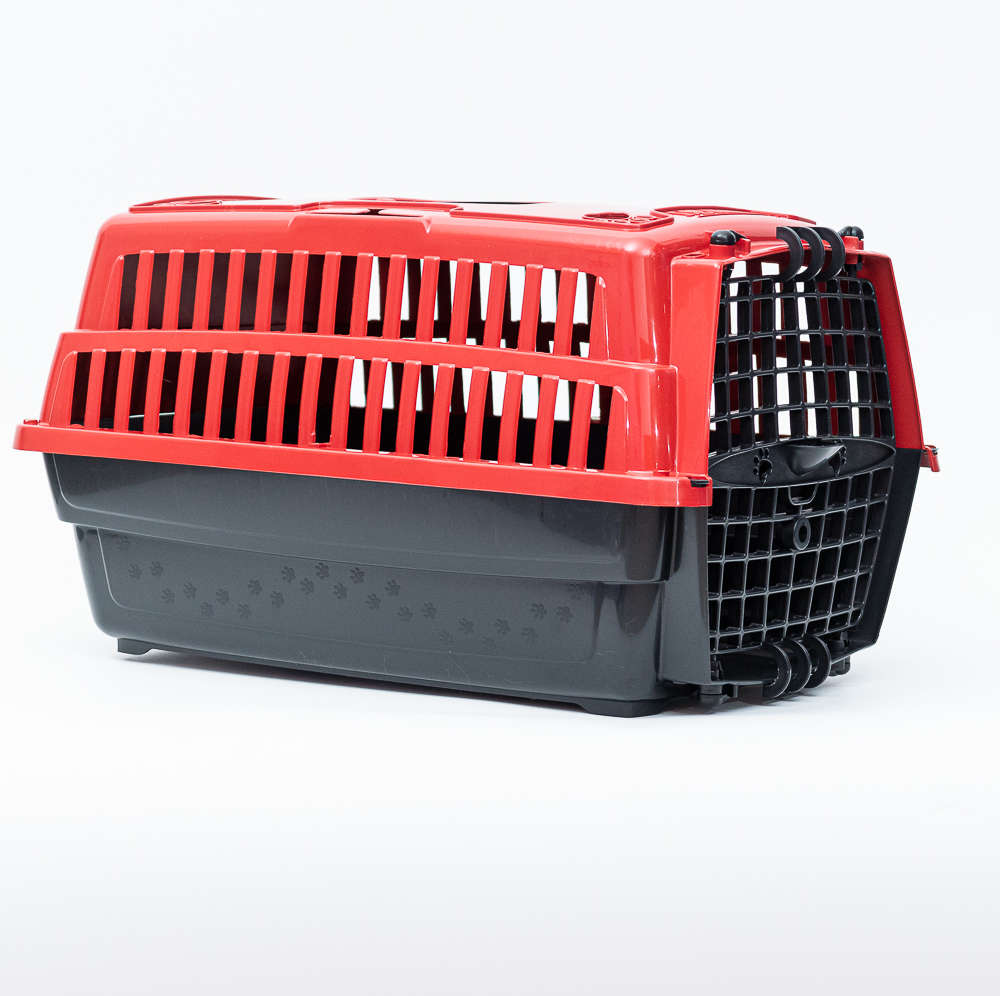 Caixa de Transporte Pet Injet Love Travel Vermelha - Tam. 03