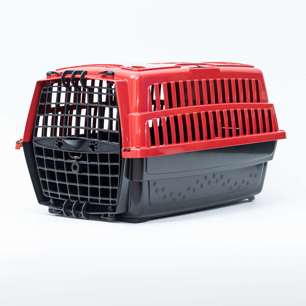 Caixa de Transporte Pet Injet Love Travel Vermelha - Tam. 03