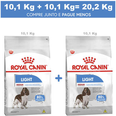 Ração Royal Canin Medium Light para Cães Adultos ou Idosos de Raças Médias