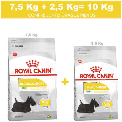 Ração Royal Canin Mini Dermacomfort para Cães Adultos ou Idosos de Raças Pequenas