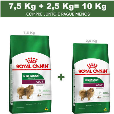 Ração Royal Canin Mini Indoor Adult para Cães Adultos de Raças Pequenas com 10 Meses ou mais