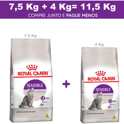 Ração Royal Canin Sensible para Gatos Adultos Sensíveis