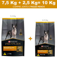 Ração Seca Nestlé Purina Pro Plan Calorias Reduzidas Frango Cães Adultos Raças Pequenas - 10Kg
