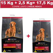 Ração Seca Nestlé Purina Pro Plan Frango Cães Adultos Raças Médias - 17,5Kg