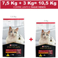 Ração Seca Nestlé Purina Pro Plan Frango para Gatos Adultos - 10,5Kg