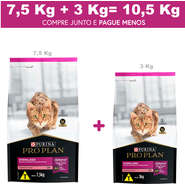 Ração Seca Nestlé Purina Pro Plan Salmão para Gatos Adultos Castrados - 10,5Kg