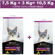 Ração Seca Nestlé Purina Pro Plan Trato Urinário Frango para Gatos Adultos - 10,5Kg