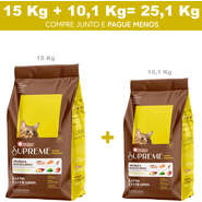 Ração Seca Quatree Supreme Frango e Batata Doce para Gatos Castrados - 25,1Kg