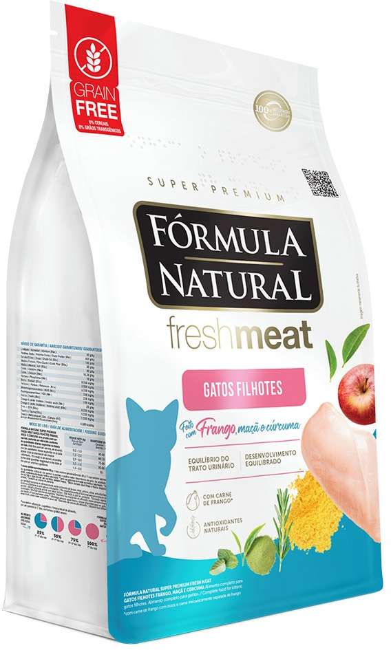 Ração Seca Fórmula Natural Fresh Meat Gatos Filhotes - 1Kg
