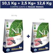 Ração Farmina N&D Prime Cordeiro e Blueberry Cães Adultos Raças Pequenas - 12,6Kg