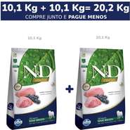 Ração Farmina N&D Prime Cordeiro e Blueberry Cães Adultos Raças Grandes - 20,2Kg